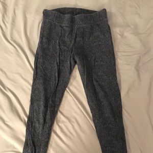 Blue Vintage-Patterned leggings